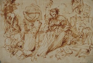 メランコリア 作： Giovanni Benedetto Castiglione